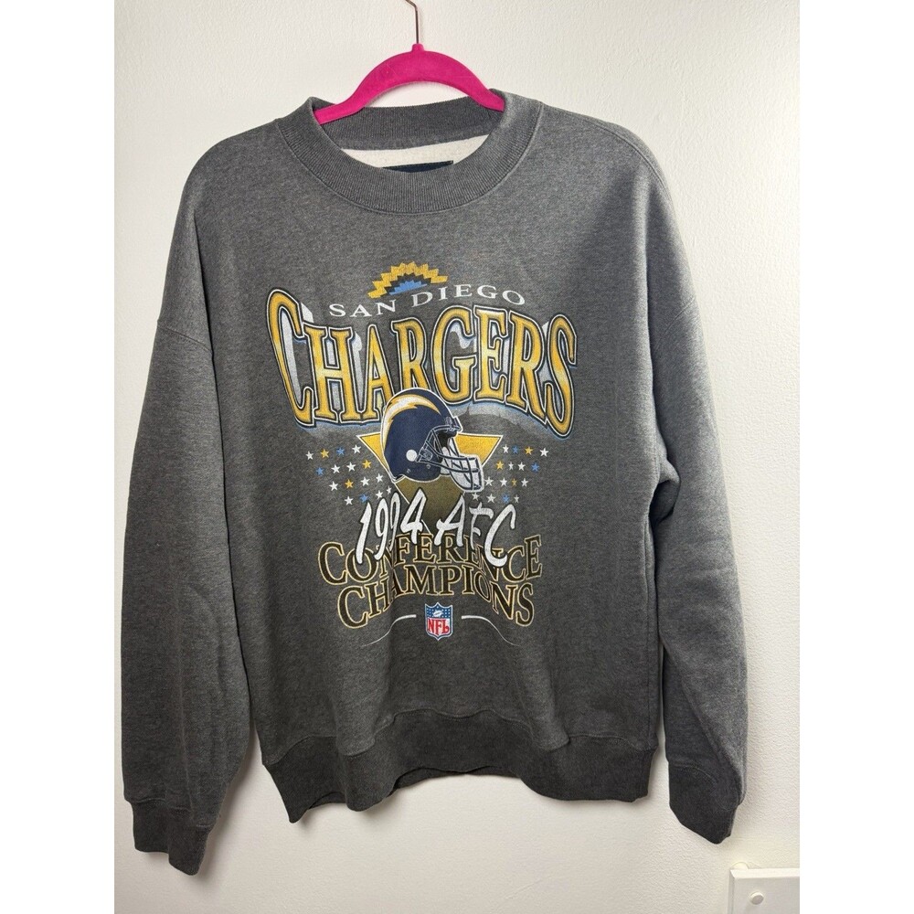 Abercrombie & Fitch NFL San Diego Chargers 1994 AFC Champs Oversized Crewneck